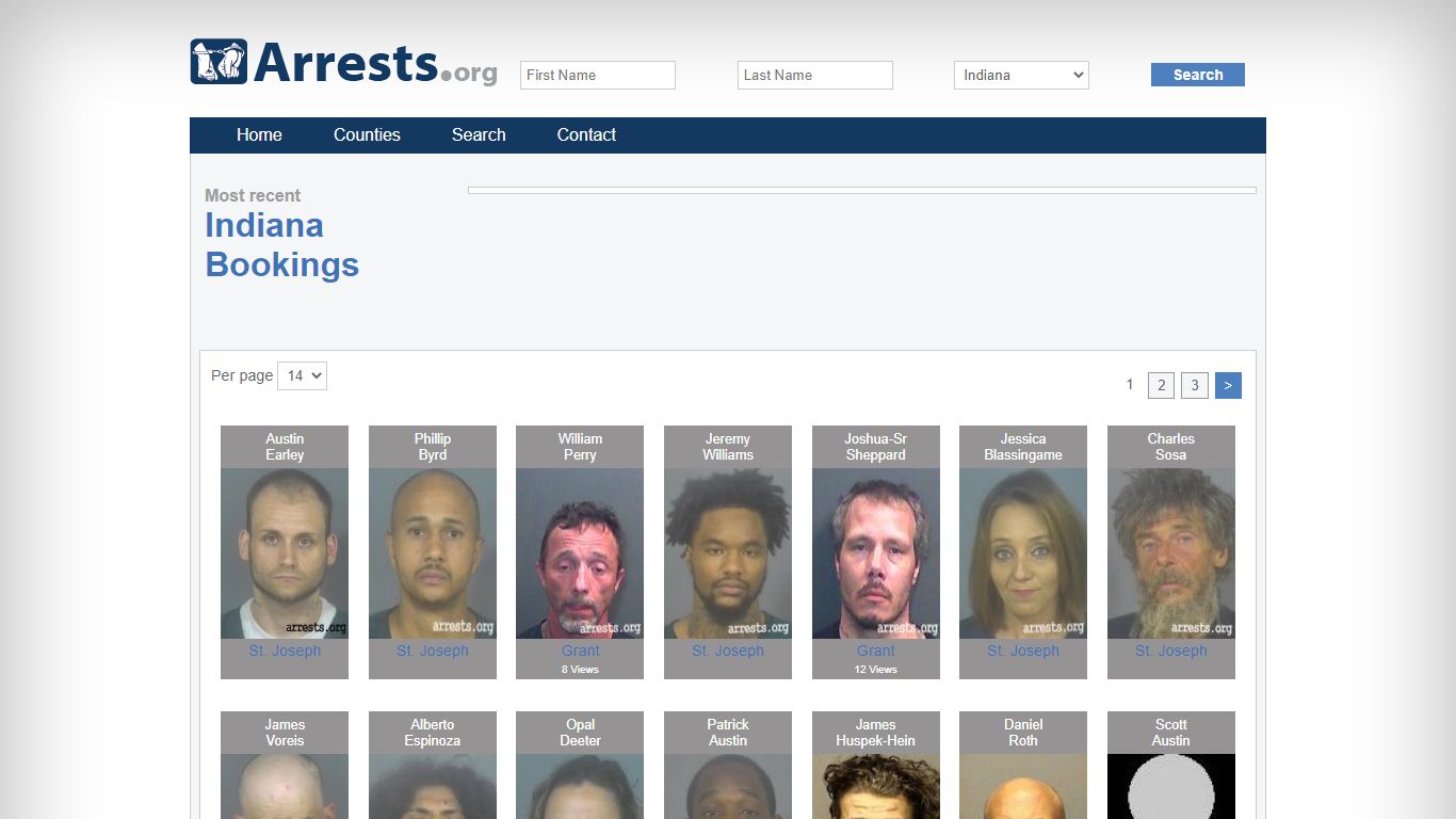 Indiana Arrests and Inmate Search